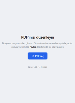 M-Pdf Editör