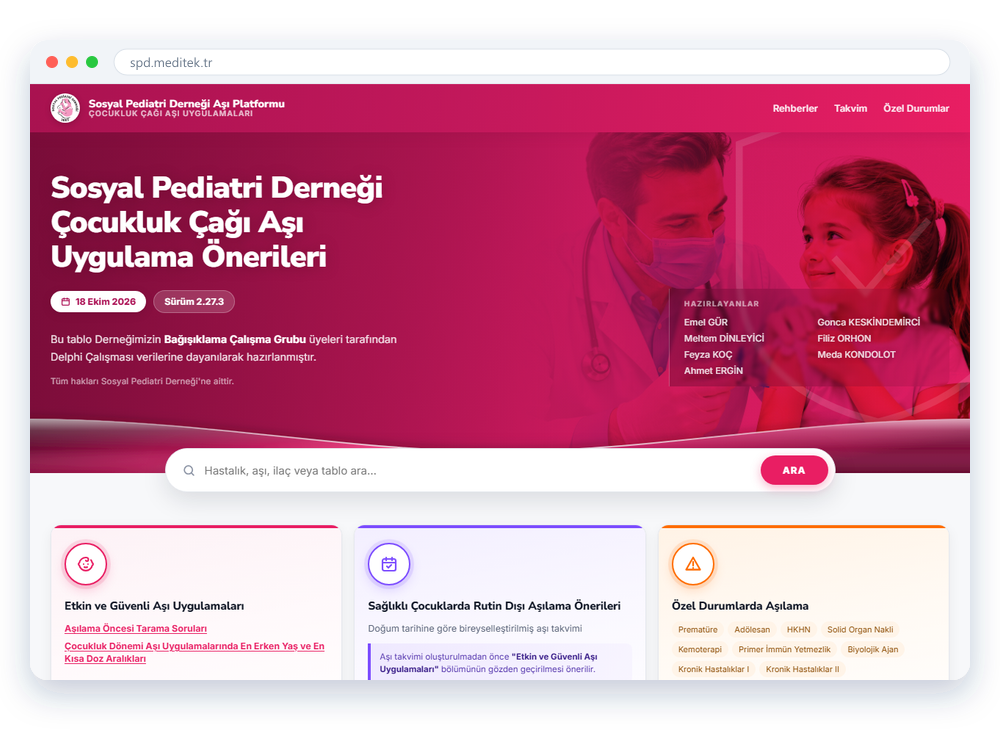 Sosped Aşı Platformu